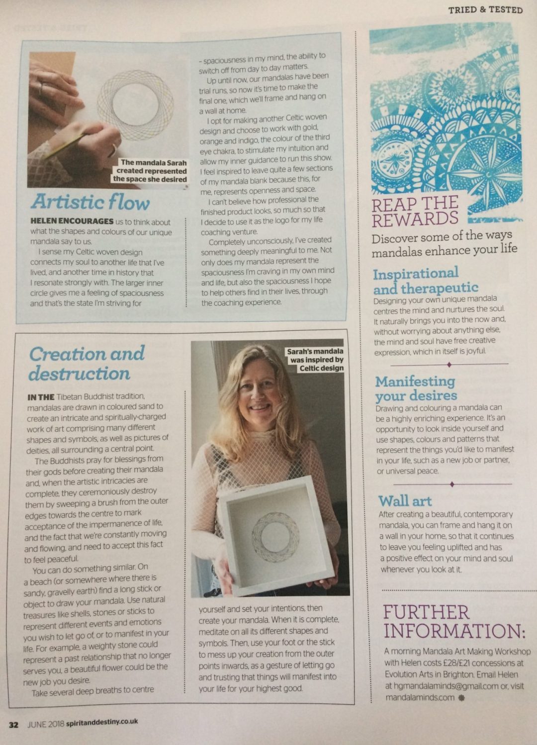 Mindful Mandala Making Spirit and Destiny